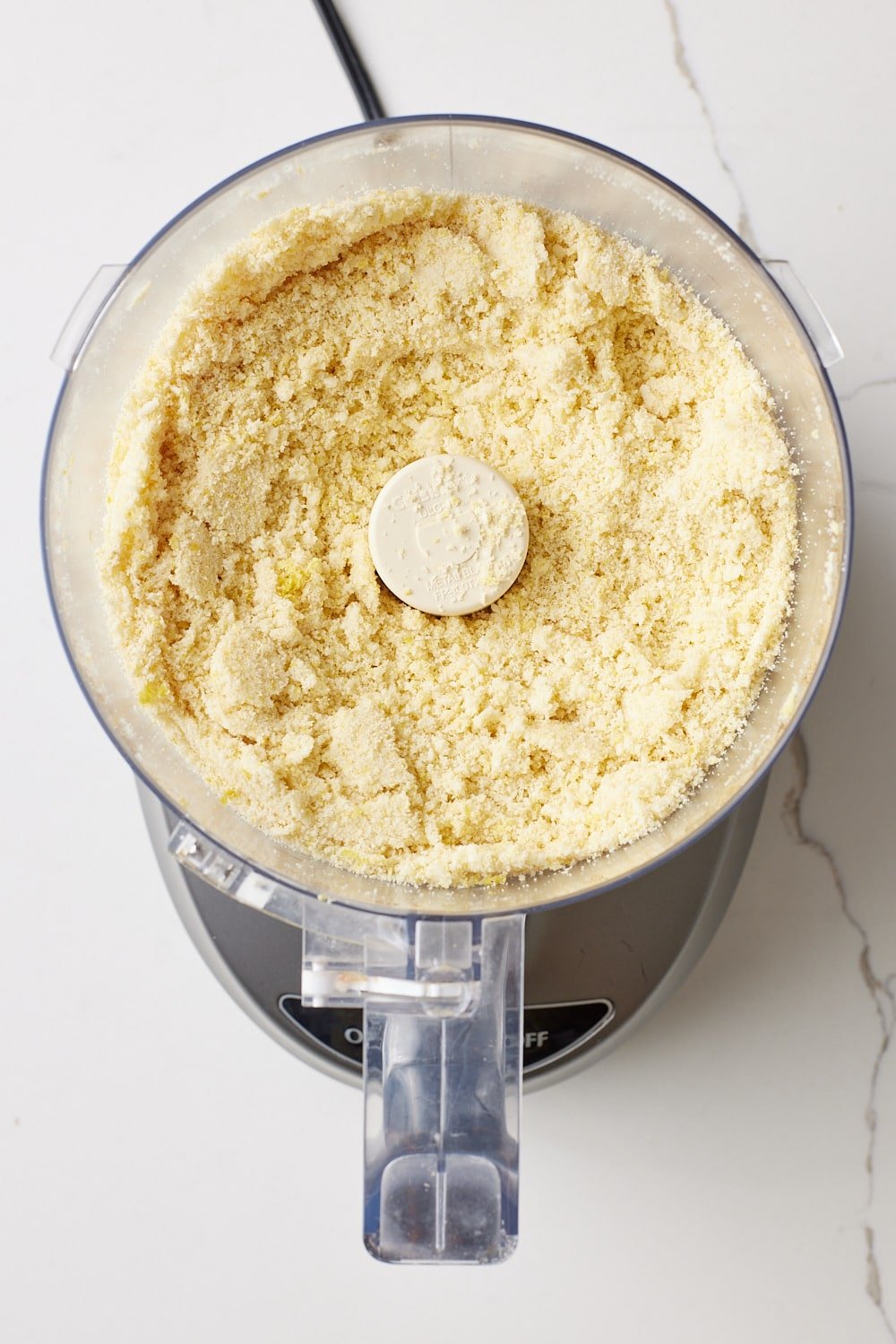 Torta Caprese Bianca2 Process the almond flour, chocolate, and zest for torta caprese.