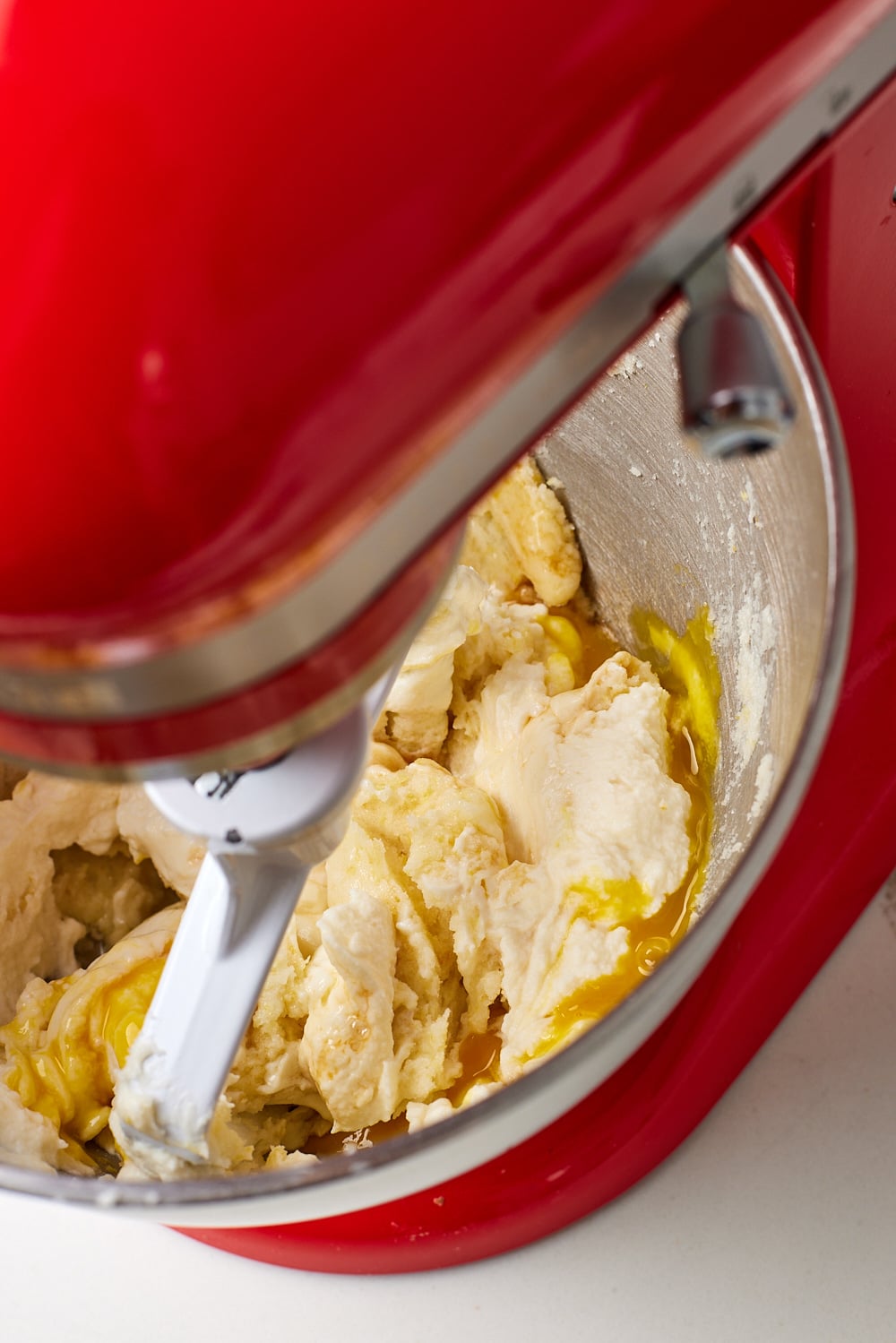 Lemon ricotta cookies3 Add the egg and other wet ingredients and them mix until combined.