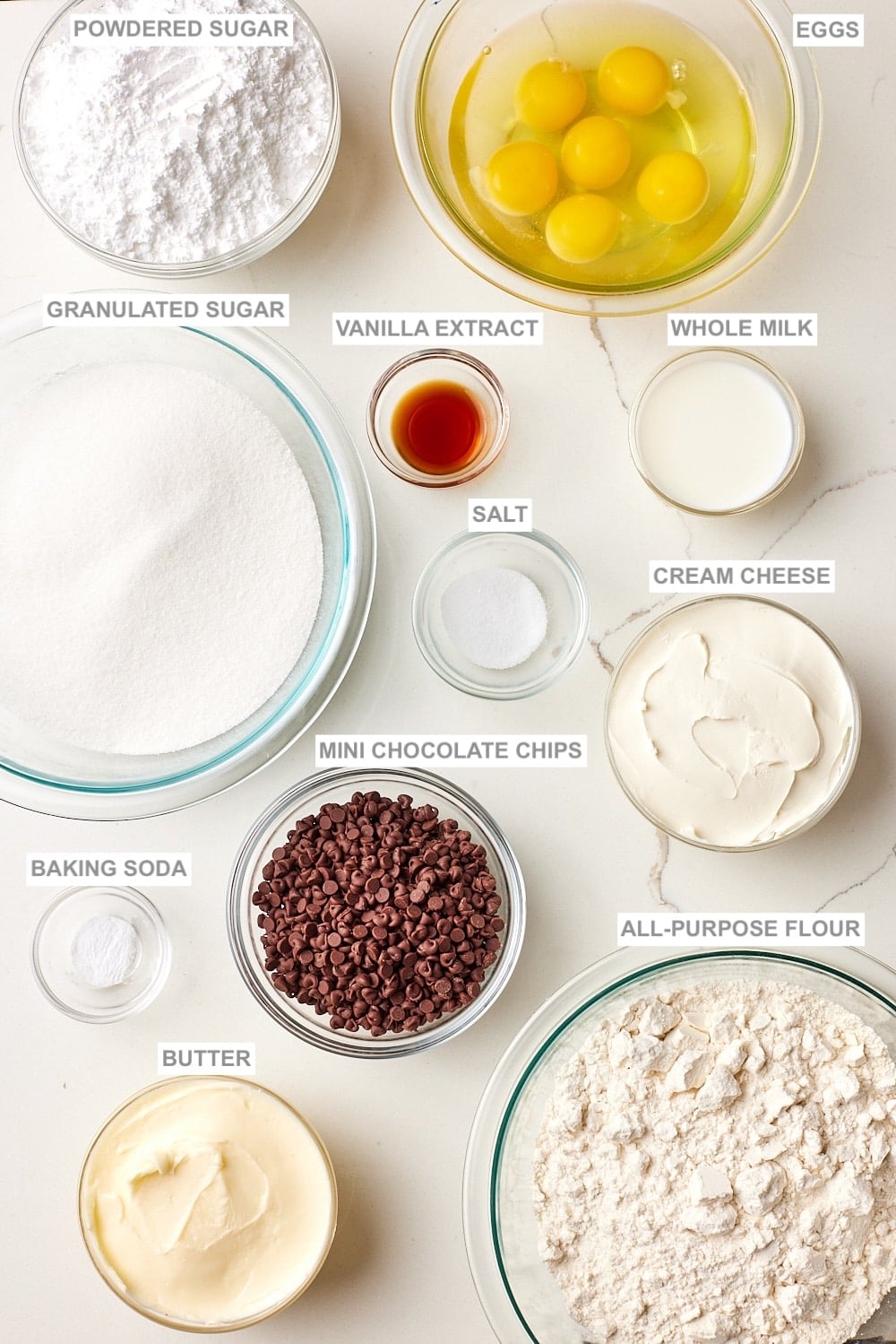 Chocolate Chip Pound Cake1 Chocolate Chip Pound Cake ingredients