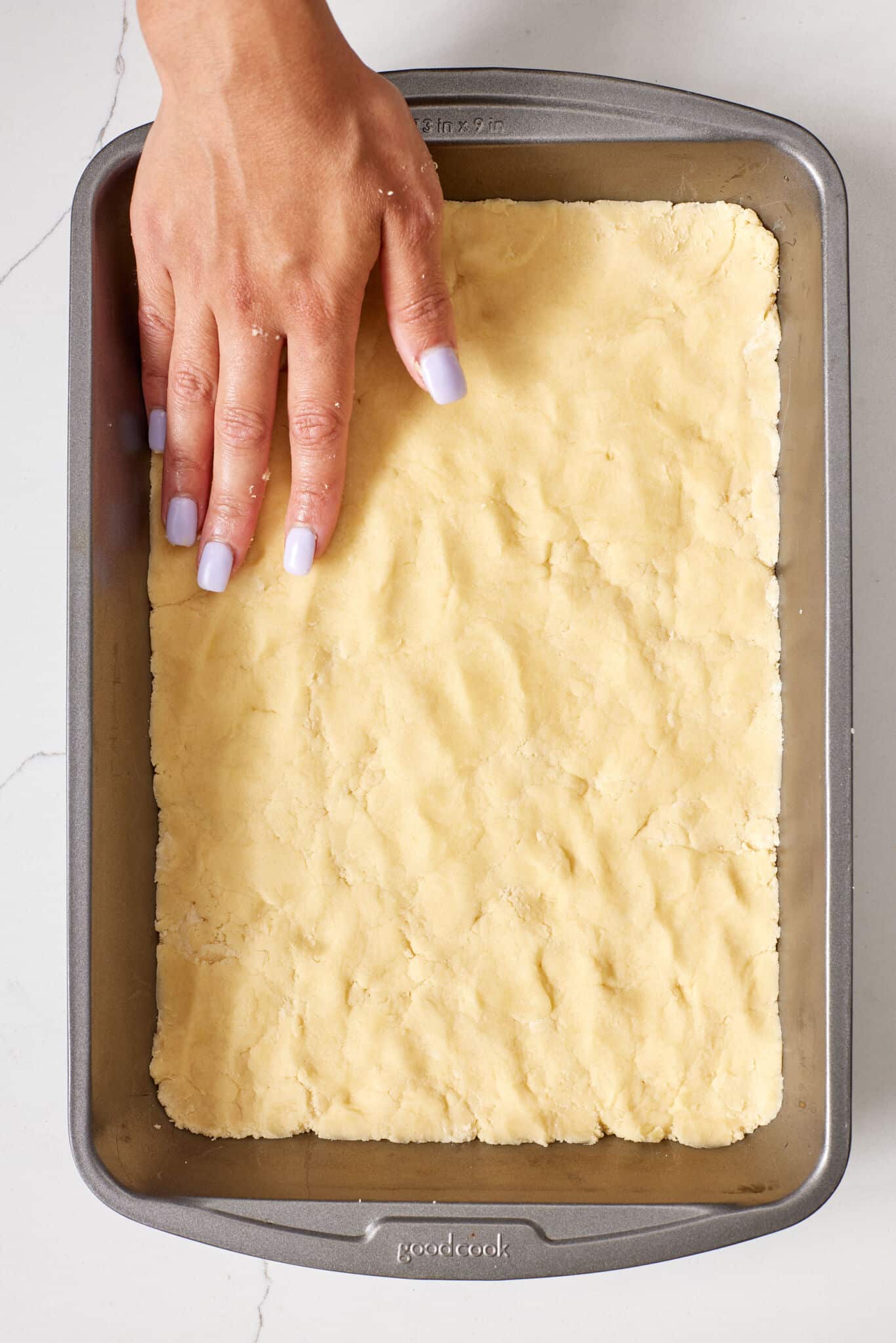 Press crust into the pan.
