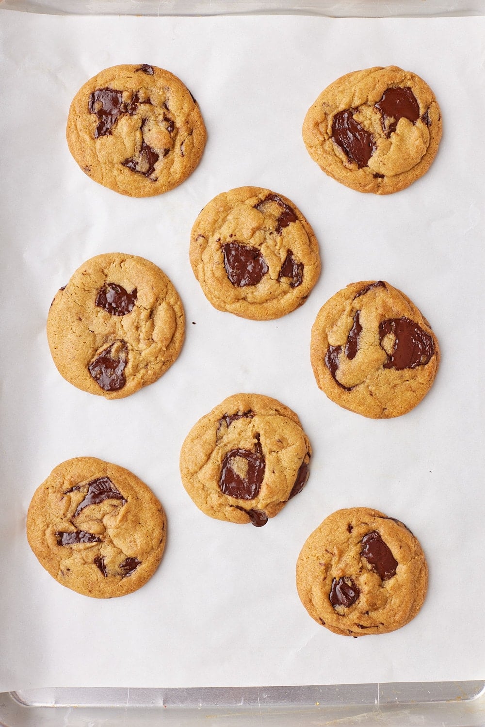 Brown Butter Chocolate Chip Cookies6 Bake until the edges are golden brown and the centers are just set.
