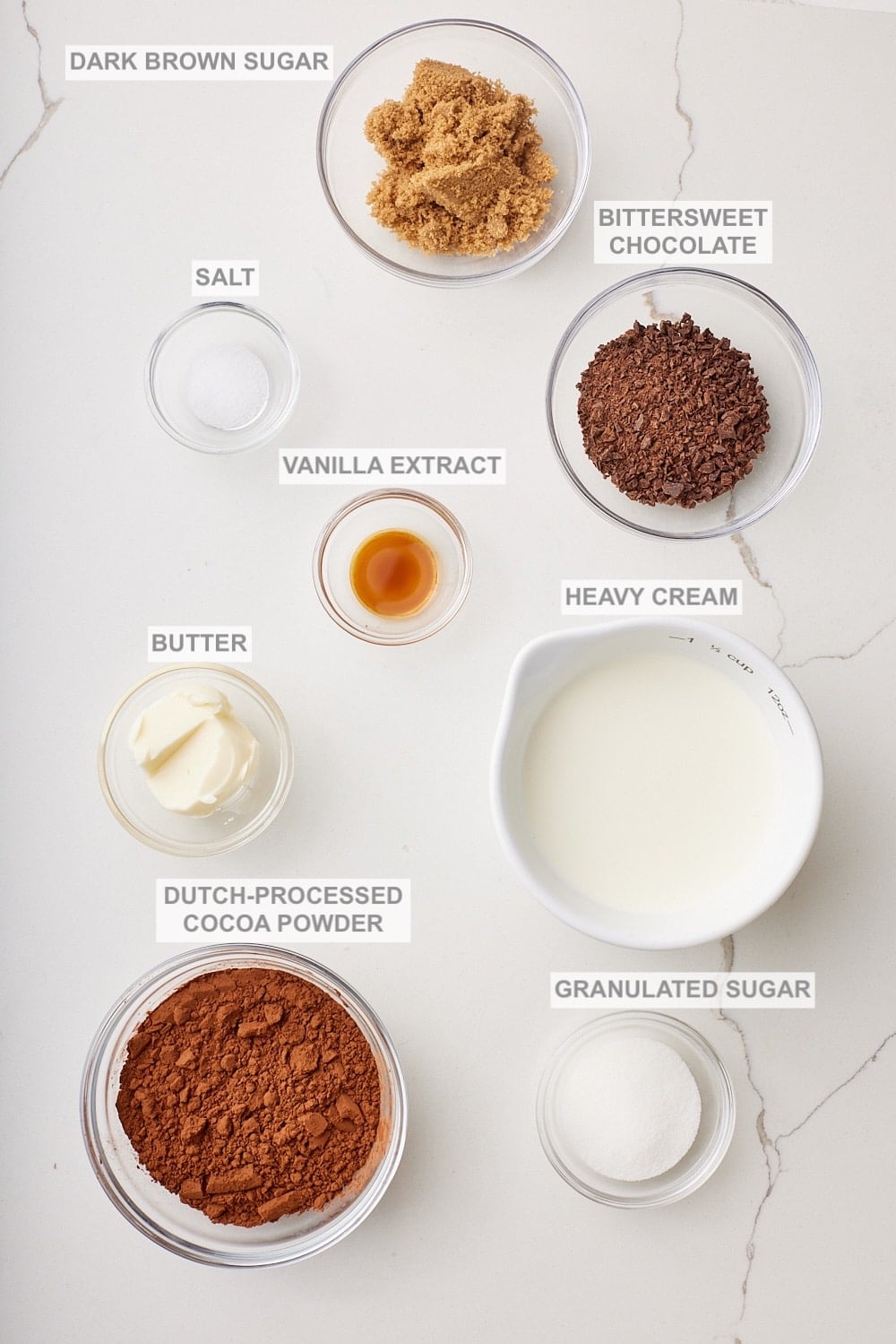Hot Fudge Sauce1 Hot Fudge Sauce ingredients