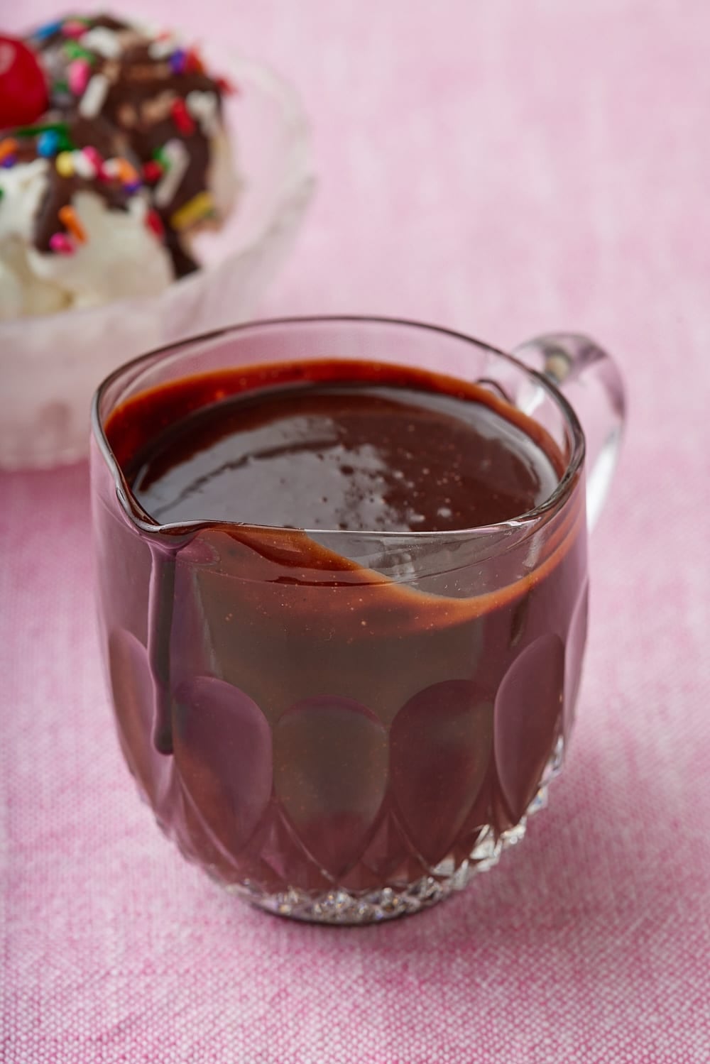 Hot Fudge Sauce7 A jug of Hot Fudge Sauce .